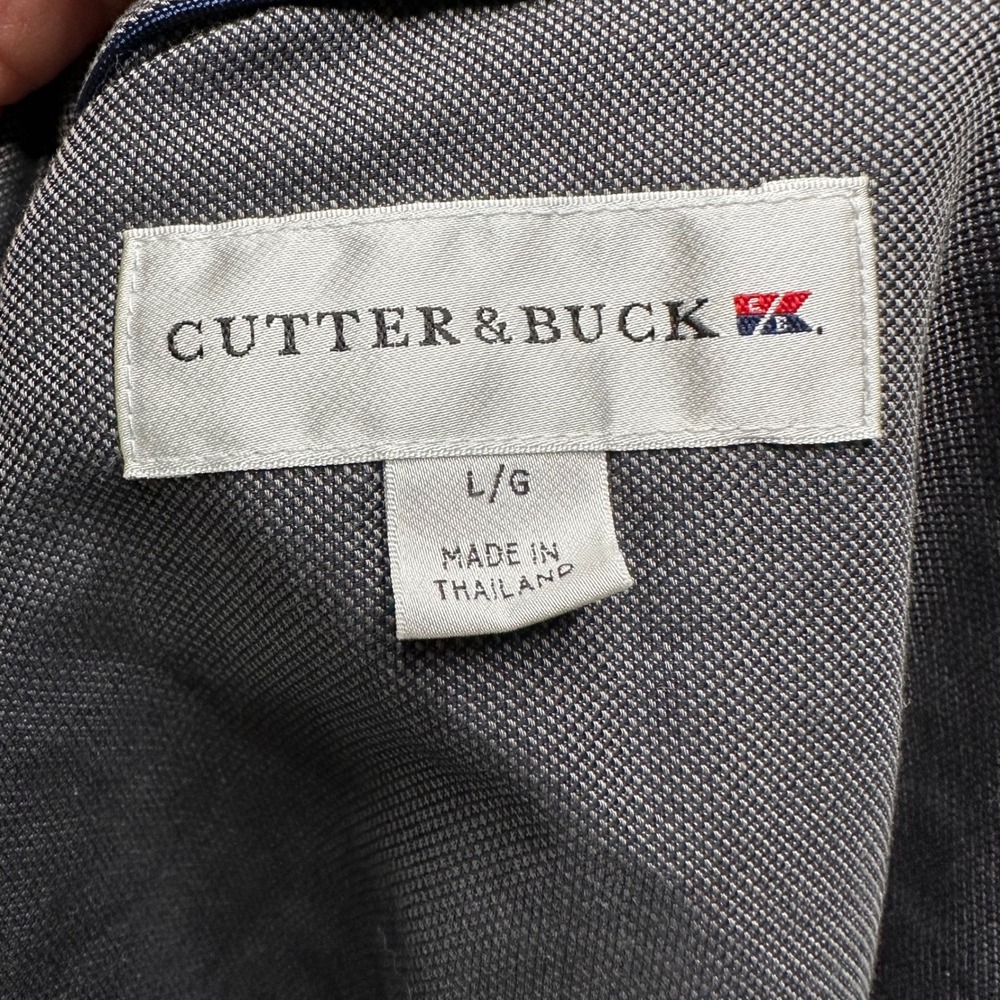 Cutter &‎ Buck Mens Arkansas Razorbacks Button Down Shirt Gray Long Sleeve Large - Picture 8 of 9